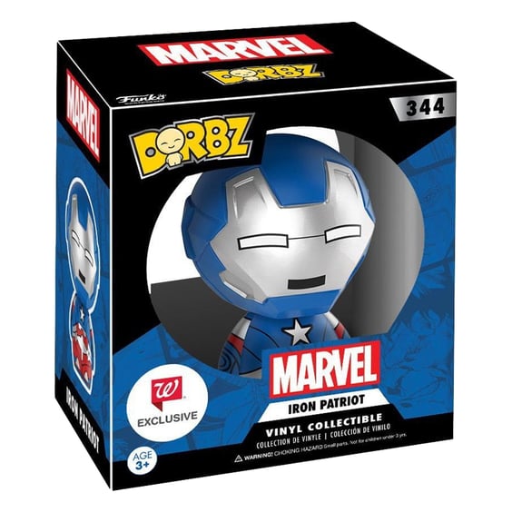 Фигурка Funko: Dorbz: Marvel: Iron Patriot (Walgreens Exclusive), (14261) 3