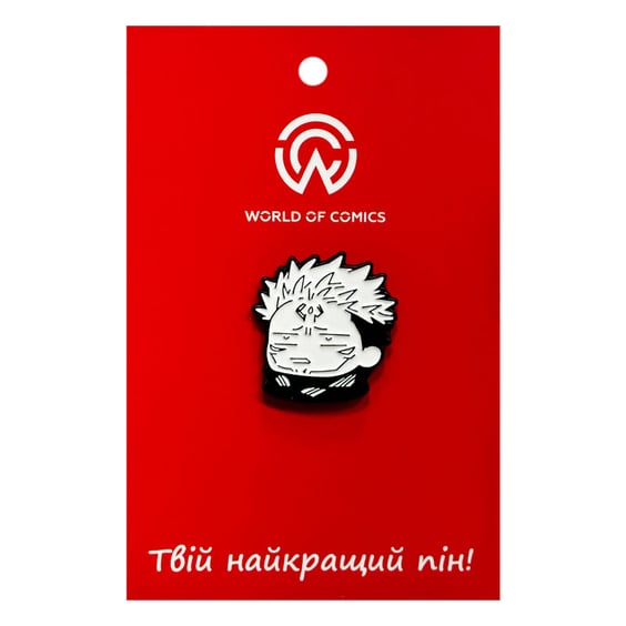 Металлический значок (пин) Jujutsu Kaisen: Ryomen Sukuna (Chibi), (14276)
