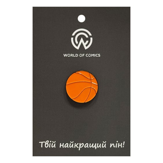 Металлический значок (пин) Basketball: Ball, (14299)