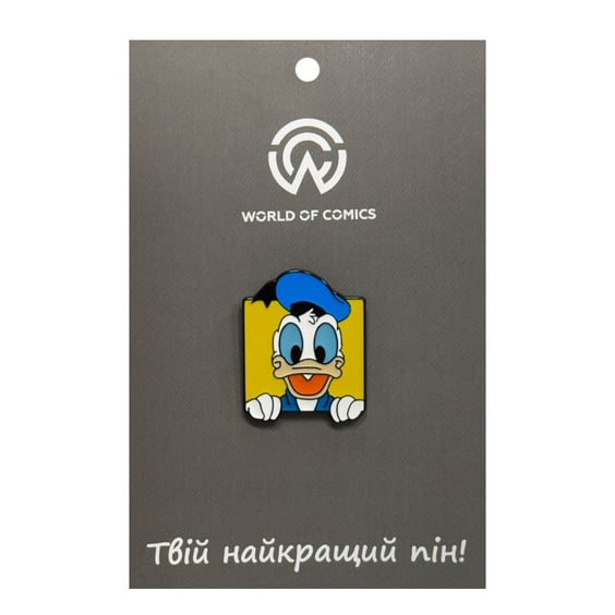 Металевий значок (пін) Disney: Donald Duck, (14391)