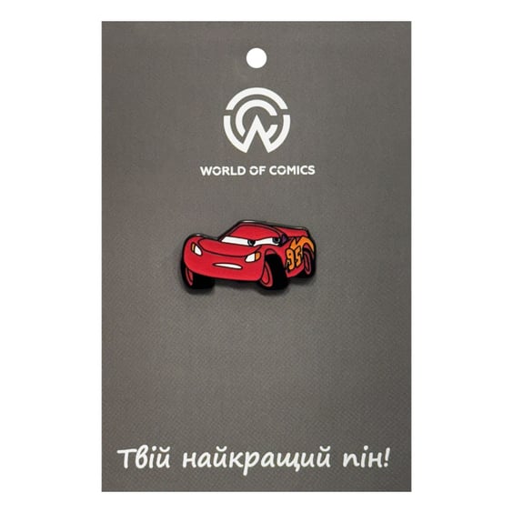 Металевий значок (пін) Disney & Pixar: Cars: Lightning McQueen, (14393)