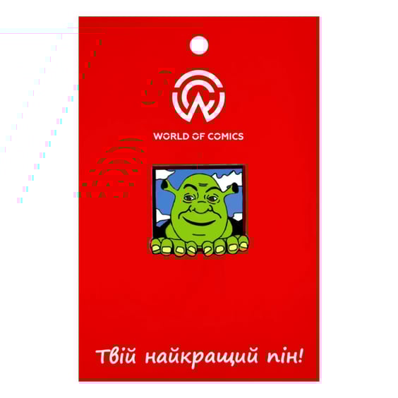 Металевий значок (пін) Shrek: Shrek (Head), (14441)