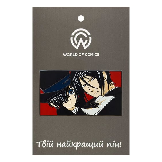 Металевий значок (пін) Black Butler: Sebastian Michaelis and Ciel Phantomhive, (14487)