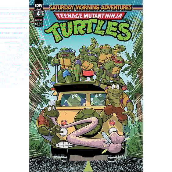 Комикс Teenage Mutant Ninja Turtles. Saturday Morning Adventures. Swapping Pads. Part 1. Volume 2. #4 (Hymel's Cover), (150431)