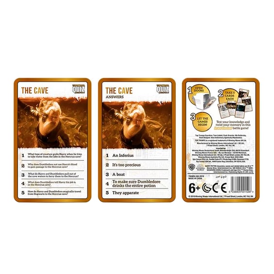 Настольная игра Winning Moves: Top Trumps Quiz: Wizarding World: Harry Potter, (1526) 2