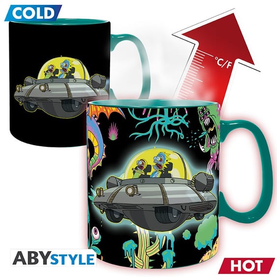 Кухоль-хамелеон ABYstyle: Rick & Morty: Spaceship, (16038) 2