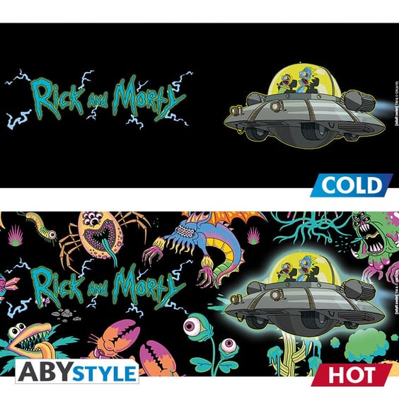 Кухоль-хамелеон ABYstyle: Rick & Morty: Spaceship, (16038) 4