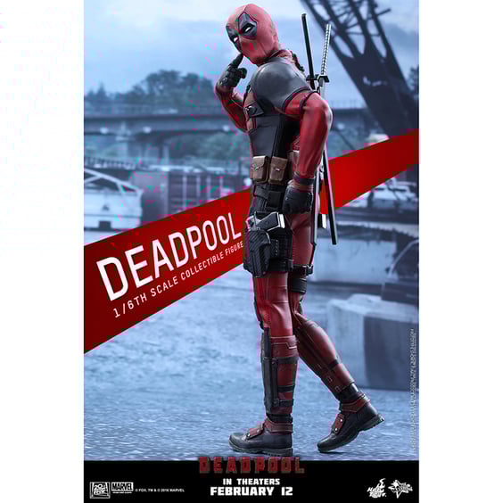 Колекційна фігура Hot Toys: Movie Masterpiece: Marvel: Deadpool: Deadpool, (178585) 2