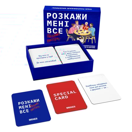 Настольная игра Orner: Розкажи мені все!: Friends Edition, (17937) 5