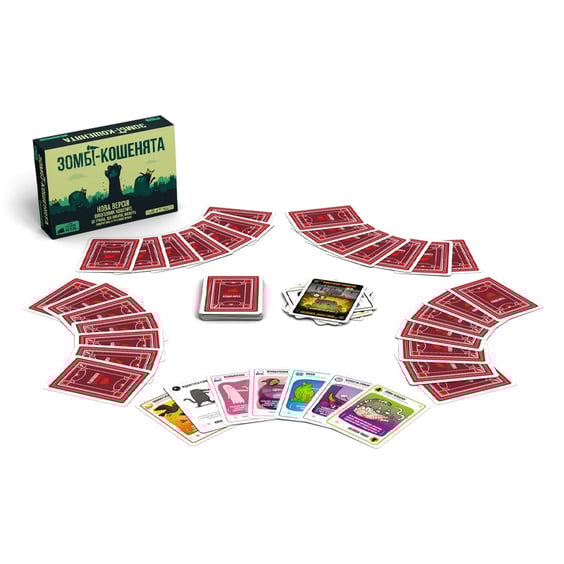 Настольная игра Rozum: Вибухові кошенята: Зомбі-кошенята, (190419) 2