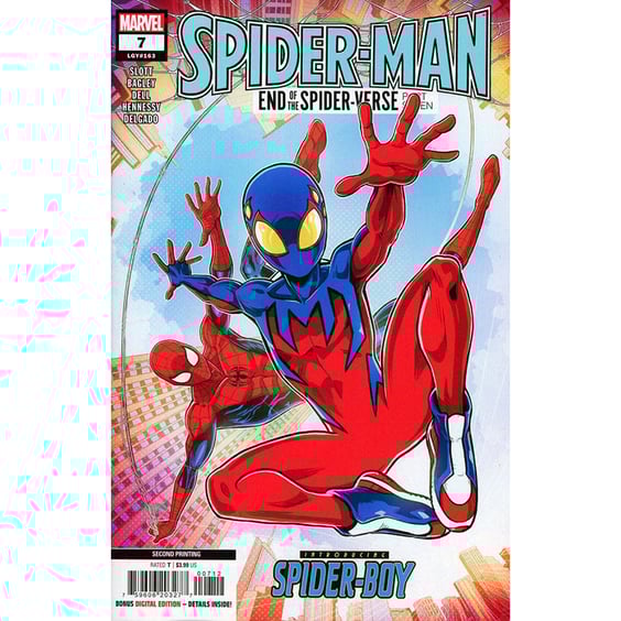 Комікс Marvel. Spider-Man. End of the Spider-Verse. Part 7. Spider-Genesis. Volume 4. #7 (Vecchio's Cover), (203277)