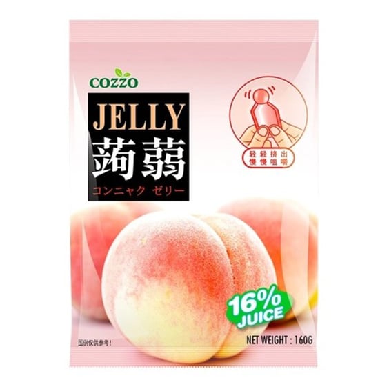 Желейные конфеты Cozzo: Jushida Konnyaku: Peach, (207341)