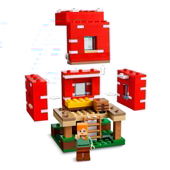 Конструктор LEGO: Minecraft: The Mushroom House, (21179) 5