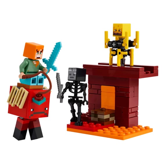Конструктор LEGO: Minecraft: The Nether Lava Battle, (21266) 2