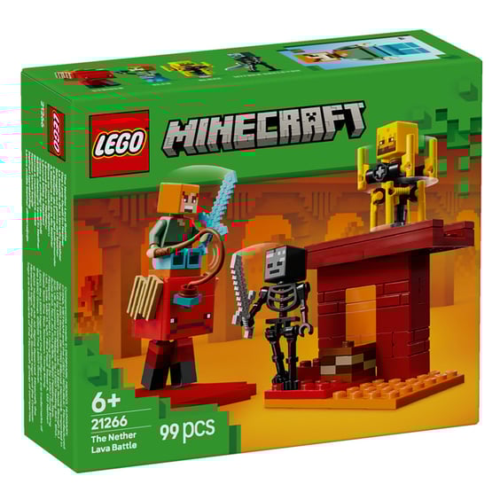 Конструктор LEGO: Minecraft: The Nether Lava Battle, (21266) 7