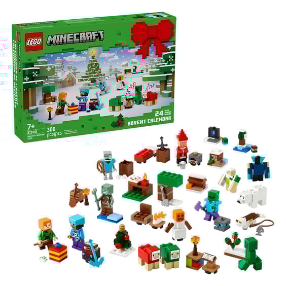 Адвент календар LEGO: Minecraft: 2025, (21280)