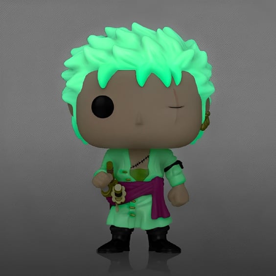 Фігурка Funko POP!: Animation: One Piece: Zoro Roronoa (Glows in the Dark) (Kody Trading Exclusive), (231916) 3