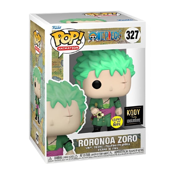 Фігурка Funko POP!: Animation: One Piece: Zoro Roronoa (Glows in the Dark) (Kody Trading Exclusive), (231916) 4