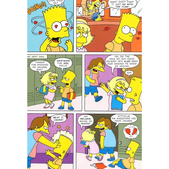Комікс The Simpsons. Simpsons Comics. Big Book of Bart Simpson. #1-4, (234251) 2