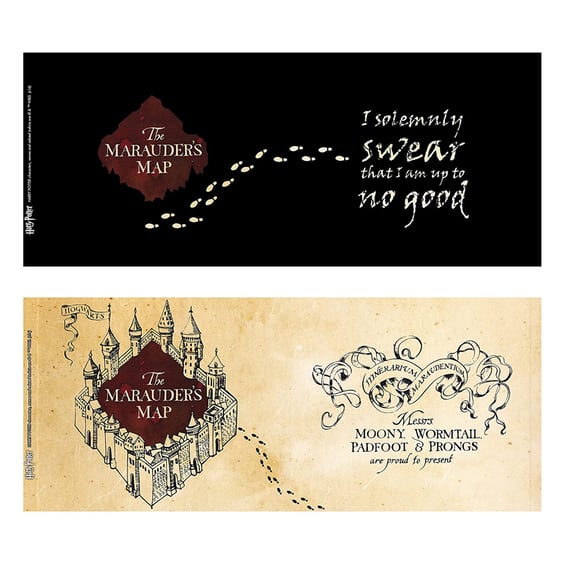 Кружка теплочутлива ABYstyle Harry Potter - Marauder's Map 460 ml, арт. 236436 4