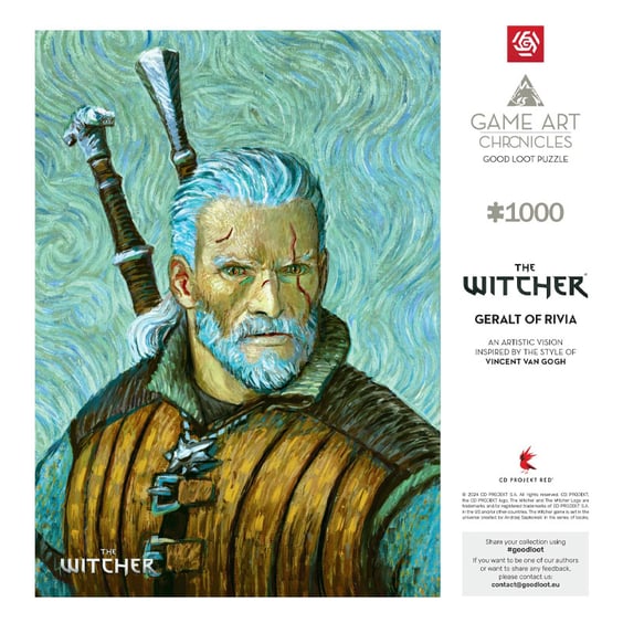 Пазл Good Loot: Witcher: Geralt of Rivia: Vincent van Gogh Parody, (247548) 5