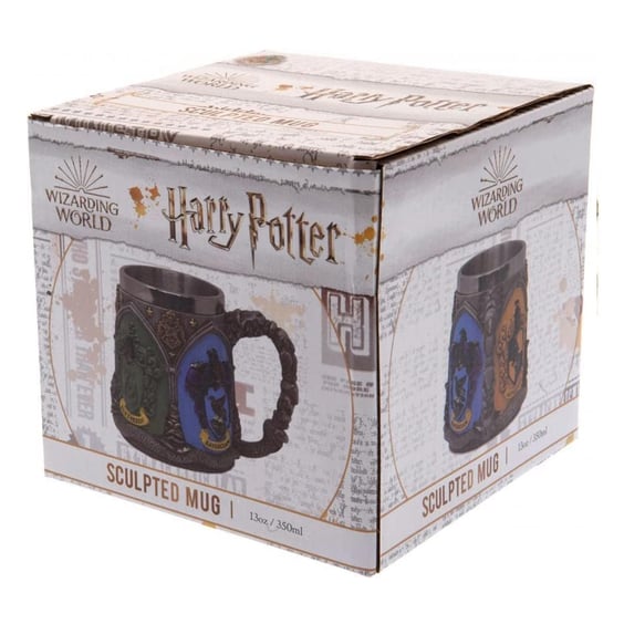 3D кухоль Pyramid International: Wizarding World: Harry Potter: Hogwarts Houses: Logos, (25727) 2