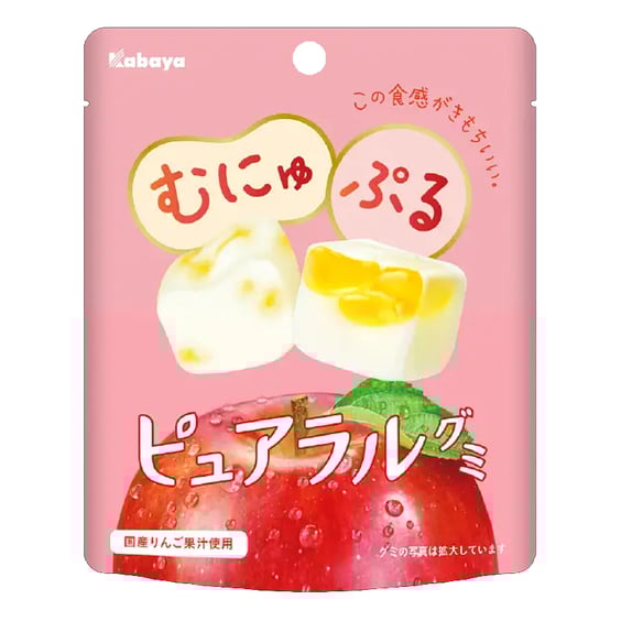 Желейные конфеты Kabaya: Pureral Gummy: Apple, (269403) 3