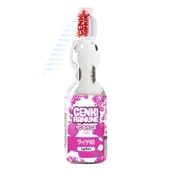 Напиток Genki Ramune: Lychee, (271071)