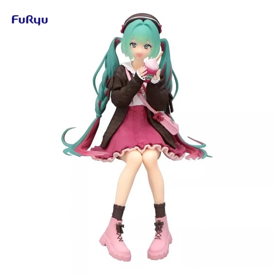 Коллекционная фигурка FuRyu: Noodle Stopper: Vocaloid: Hatsune Miku (Autumn Date Pink), (272559)