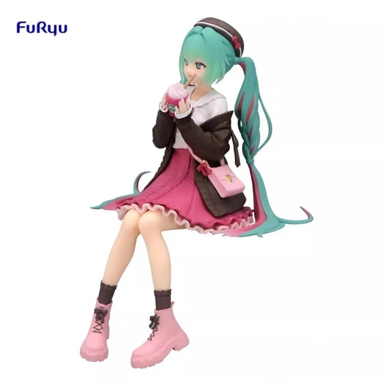 Коллекционная фигурка FuRyu: Noodle Stopper: Vocaloid: Hatsune Miku (Autumn Date Pink), (272559) 5