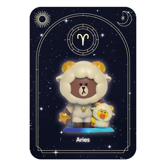 Фігурка Mighty Jaxx: Kwistal: LINE: Horoscope Series Primus (Blind Box: 1 з 7), (276583) 2