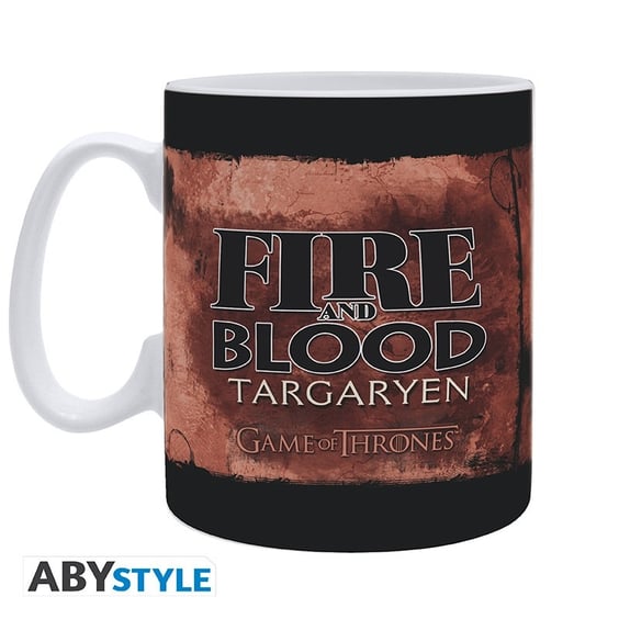 Кухоль ABYstyle: Game of Thrones: House Targaryen: «Fire and Blood», (30312) 2