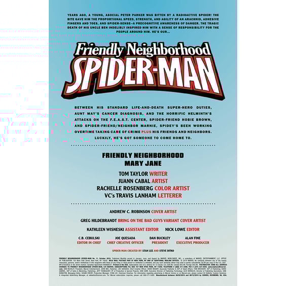 Комікс Marvel. Friendly Neighborhood Spider-Man. Friendly Neighborhood Mary Jane. Volume 2. #11, (306259) 2