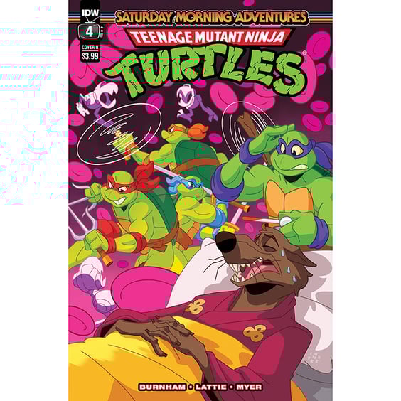 Комикс Teenage Mutant Ninja Turtles. Saturday Morning Adventures. Big Trouble in Master Splinter. Volume 1. #4 (Galloway's Cover), (308421)