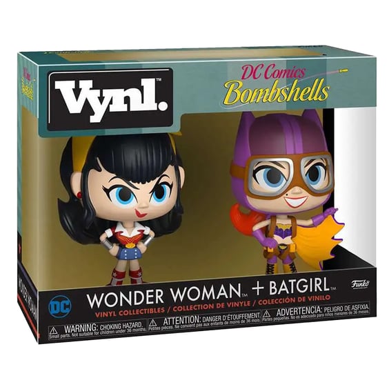 Фігурка Funko: Vynl.: DC Comics: Bombshells: Wonder Woman + Batgirl (2-Pack), (32111) 3