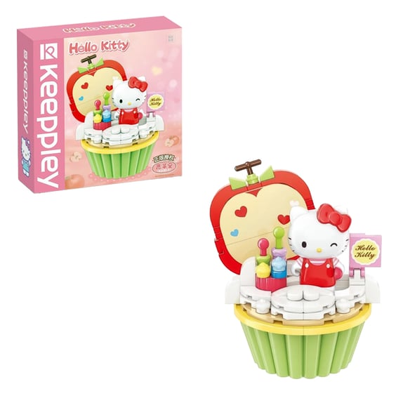 Конструктор Qman: Keeppley: Sanrio: Cupcake: Hello Kitty, (333331)
