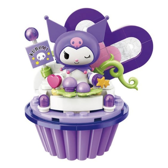 Конструктор Qman: Keeppley: Sanrio: Cupcake: Kuromi, (333332) 2