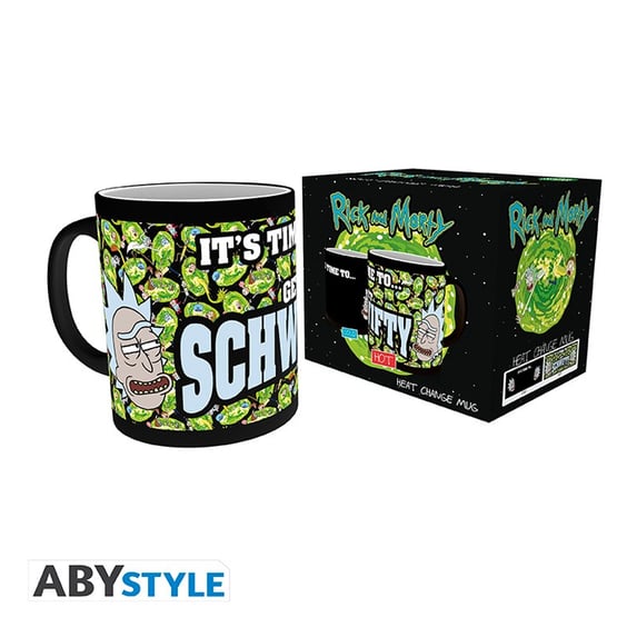 Кружка-хамелеон ABYstyle: Rick & Morty: «It’s Time To... Get Schwifty», (334131) 4