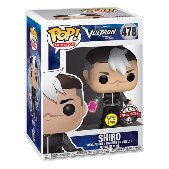 Фігурка Funko POP!: Animation: Voltron: Legendary Defender: Shiro (Glows in the Dark) (Special Edition), (34921) 3