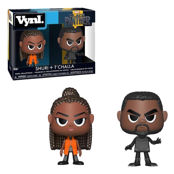 Фігурка Funko: Vynl.: Marvel: Black Panther: Shuri + Tʼchalla (2-Pack), (34967)