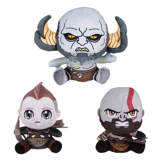 Мягкие игрушки Stubbins: God of War: Kratos, Atreus and Troll (Exclusive)(3-Pack), (3509) 2