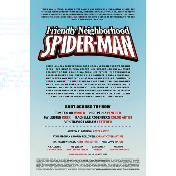 Комикс Marvel. Friendly Neighborhood Spider-Man. Shot Across the Bow. Volume 2. #12, (360295) 2