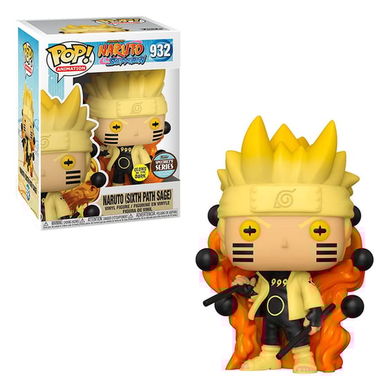 Фігурка Funko POP!: Animation: Naruto: Naruto (Sixth Path Sage) (Glows in the Dark) (Specialty Series), (36816)