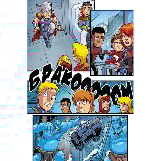 Комикс Marvel. Супергеройські пригоди. Крижані Велети серед нас. #11, (370040) 2
