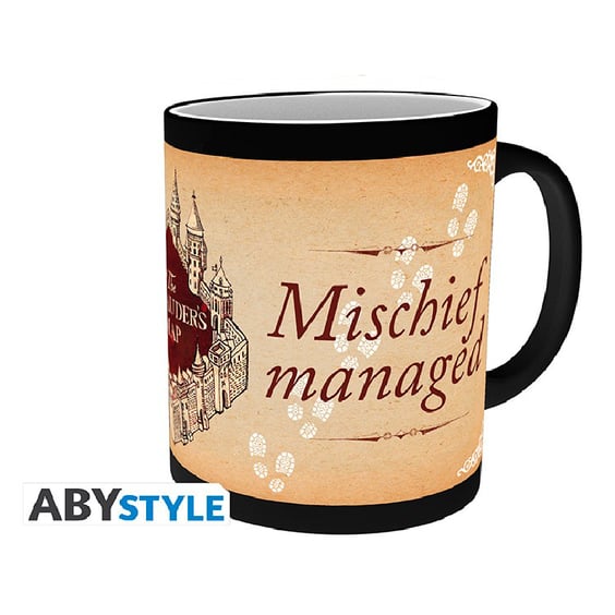 Кружка-хамелеон ABYstyle: Wizarding World: Harry Potter: Marauder's Map: I Solemnly Swear, (377589)