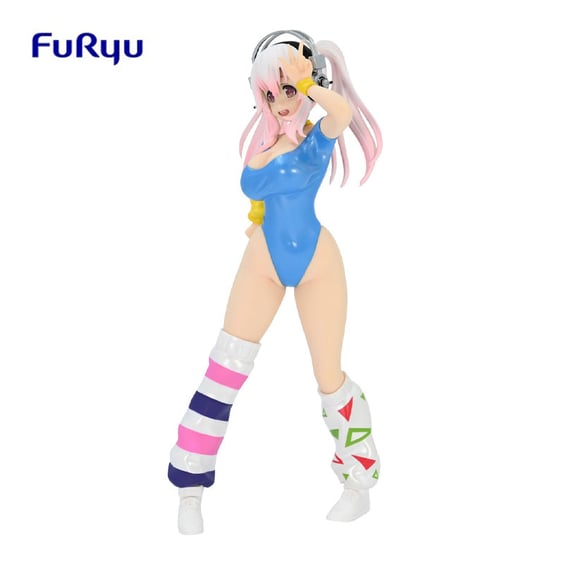 Колекційна фігурка FuRyu: Nitro+: 80ʼs: Super Sonico (Blue Swimsuit), (403185) 2