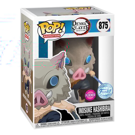 Фигурка Funko POP!: Animation: Demon Slayer: Inosuke Hashibira (Flocked) (Special Edition), (40621) 3