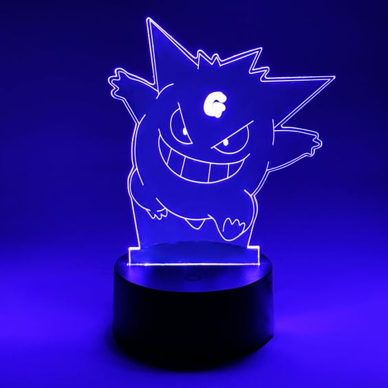 Акриловый светильник Pokemon: Gengar, (40910)