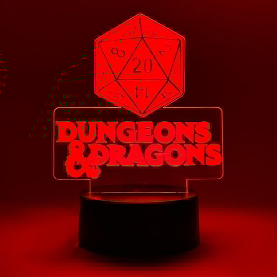 Акриловый светильник Dungeons & Dragons: Logo, (40968)