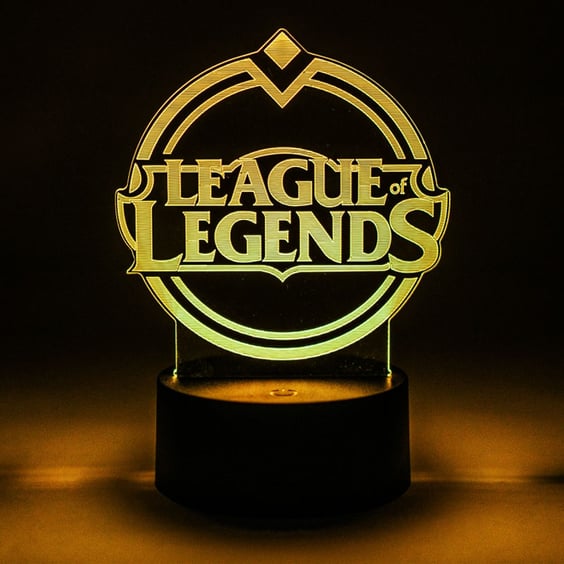 Акриловий світильник League of Legends: Logo, (41900)